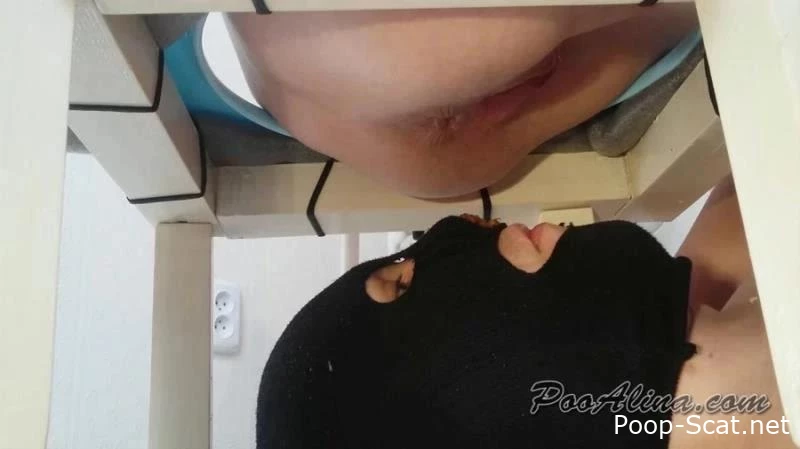 evamarie88 - A living female toilet, swallowing shit Close-up - Really smelly enema from Alina in mouth slave - Angelica - Champagne Scat, Chewing Brother's Shit, Sex Shit