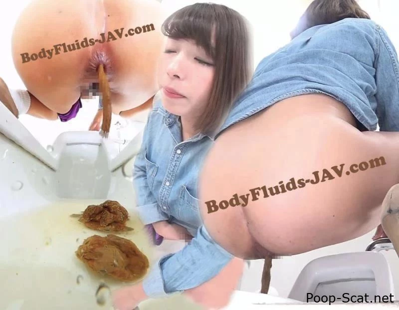 Pooping Girl うんちガールクローズアップトイレスカット Closeup Toilet BFSR-110 - Scatoasis, Shit In Mouth, Scat Domination