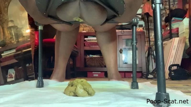 Shitty Rear View 8 - CountessDionysus - Scat Masturbation, Big Poop, Ew Scat