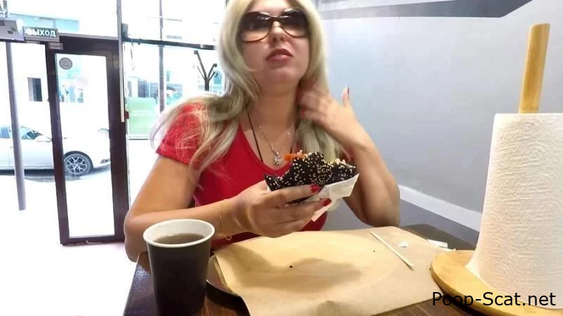 Leggings Pooping In Fast Food Restaurant with janet - Toilet, Dirty Panties, Shit Games