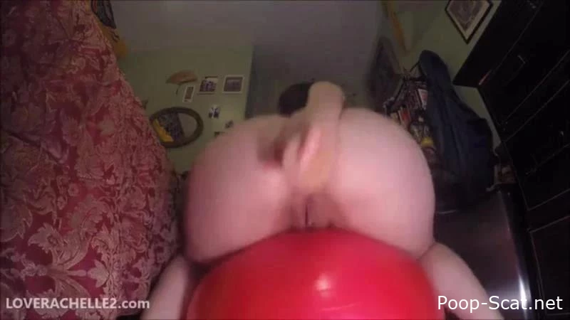 Natasha Cruel - Fucking my gassy shitty ass on a bouncy ball - Anna - Chews Your Shit, Burger With Shit, Defecation Scat