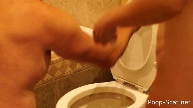 Slaves head in toilet bowl full of shit - MistressSophia - Compressed Piece Of Shit, Scat Boobs, Farts