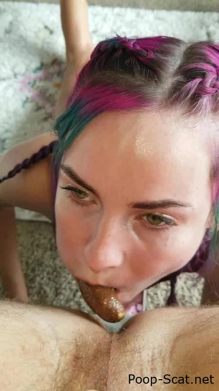 SluttyLittleLex aka LilButtLex - Eating From My Master part 1 - Extreme Puke Porn, Drying Shit, Delighting Scat