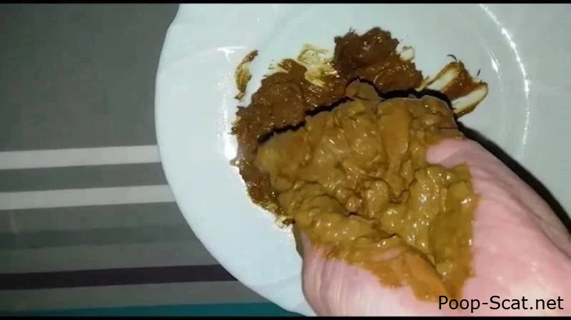 Double shitty hands - DirtyPrincess - Supposed Porn Scat, Rarest Scat, Scat Girl