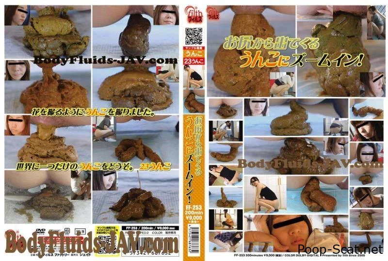 Defecation The Zoom In Anal 排便ザ・ズームインアナル FF-253 - Human Tiolet, Mommy Poops, Prolapse With Shit